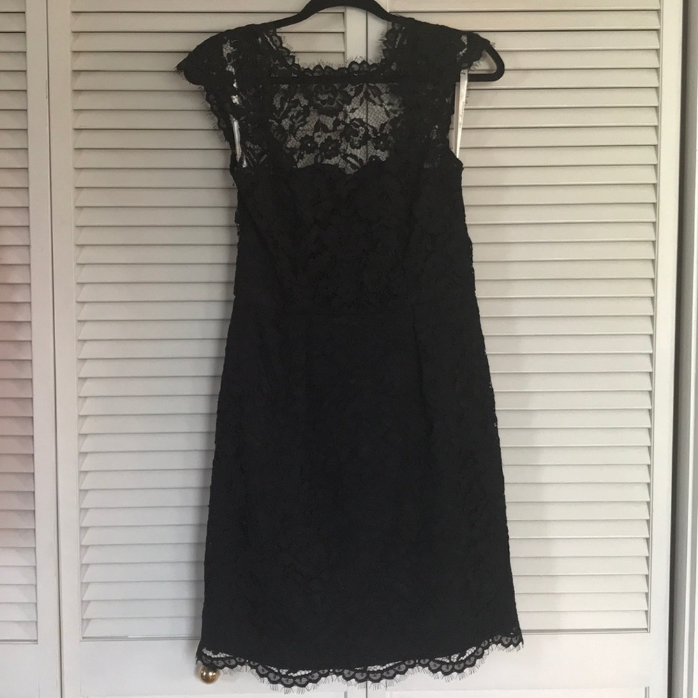 Black Lace Shoshanna Dress